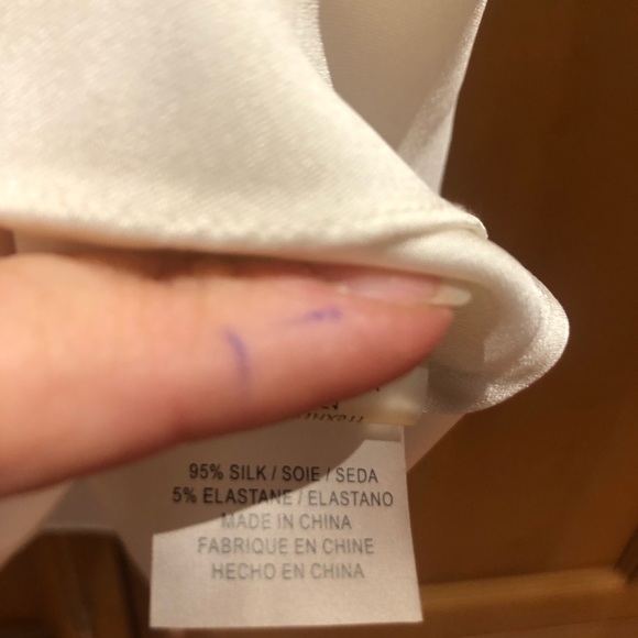 Ellie tahari silk sleeveless blouse with ruffle detail - Picture 5 of 6